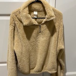 Sherpa Half Zip Sweatshirt